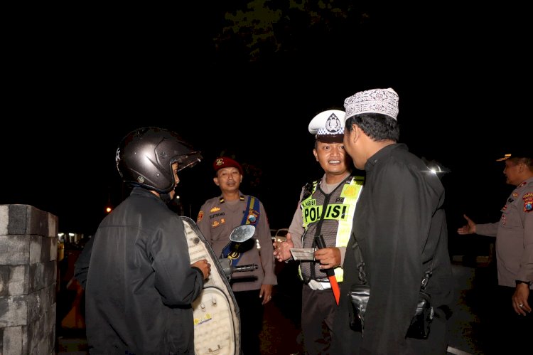Polres Tuban Intensifkan Patroli Malam Pastikan Pengesahan Warga Baru PSHT Aman